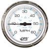 Faria 4" Chesepeake White SS Studded Speedometer - 60MPH (GPS) [33839]