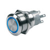 BEP Push-Button Switch 24V Momentary On\/Off - Blue LED [80-511-0008-00]