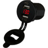 Sea-Dog Dual USB Socket\/Voltmeter w\/Hidden Display [426517-1]