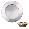Lunasea ZERO EMI Recessed 3.5 LED Light - Warm White w\/Brushed Stainless Steel Bezel - 12VDC [LLB-46WW-0A-BN]