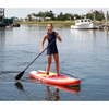 Aqua Leisure 10 Inflatable Stand-Up Paddleboard Drop Stitch w\/Oversized Backpack f\/Board  Accessories [APR20925]