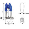 Wichard Thimble Shackle - Captive Pin - Diameter 10mm - 13\/32" [01495]