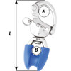 Wichard HR Snap Shackle With Thimble Eye - 110mm Length - 4-21\/64" [02495]