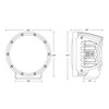 RIGID Industries 360 Series 6" Spot w\/Amber Pro Lens - Pair [36210]