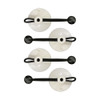 Carver Suction Cup Tie Downs - 4-Pack [61003]