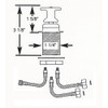 Scandvik T-Handle Shower Mixer Control [10617P]