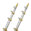 TACO 15' Telescopic Outrigger Poles HD 1-1\/2" - Silver\/Gold [OT-0541VEL15-HD]