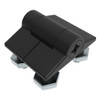 Southco Adjustable Torque Hinge, Symmetric Torque, Small Size, Acetal Copolymer, Natural, Black [E6-10-101-20]