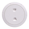Beckson 6" Smooth Center Screw-Out Deck Plate - White [DP60-W]