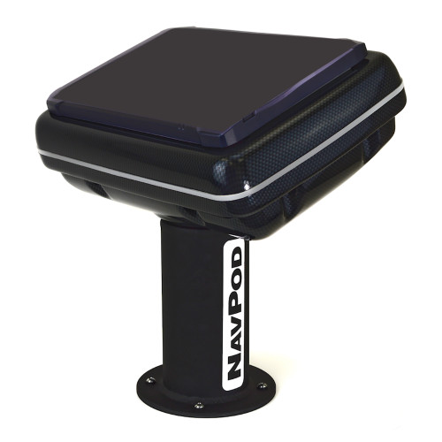 NavPod PedestalPod 70 Pre-Cut f\/Raymarine eS127, eS128  AXIOM PRO 12 - Carbon Series [PED70-5205-C]