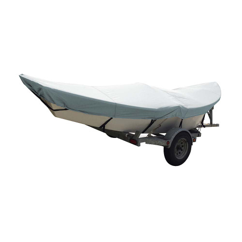 Carver Poly-Flex II Styled-to-Fit Boat Cover f\/16 Drift Boats - Grey [74300F-10]