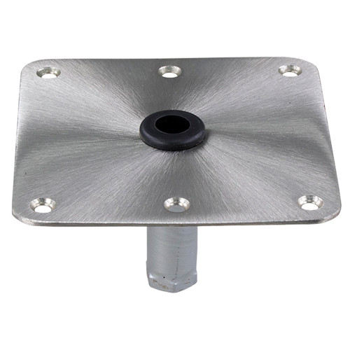 Springfield KingPin 7" x 7" Stainless Steel Square Base (Threaded) [1630001]