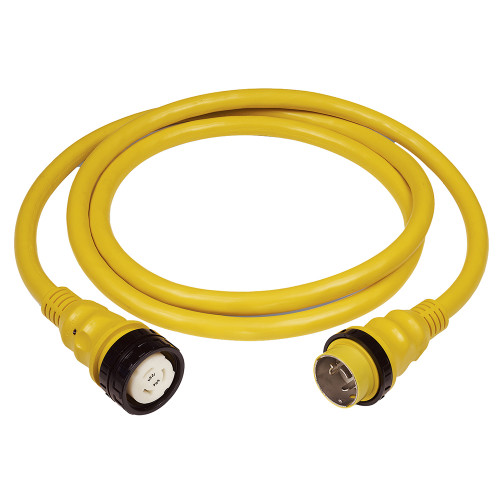 Marinco 50AMP 125\/250V Shore Power Cable - 12 - Yellow [6152SPP-12SC]