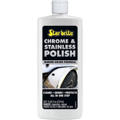 Star brite Chrome  Stainless Polish - Marine Grade Formula - 8 oz [82708]