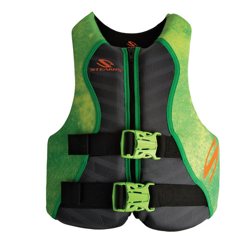 Stearns Youth Hydroprene Life Vest - Type III - Green - 50-90lbs [2000037956]