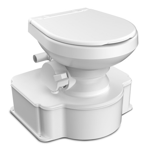 Dometic White M65 Marine Gravity Toilet - Standard Seat Size w\/Foot Pedal [312070001]