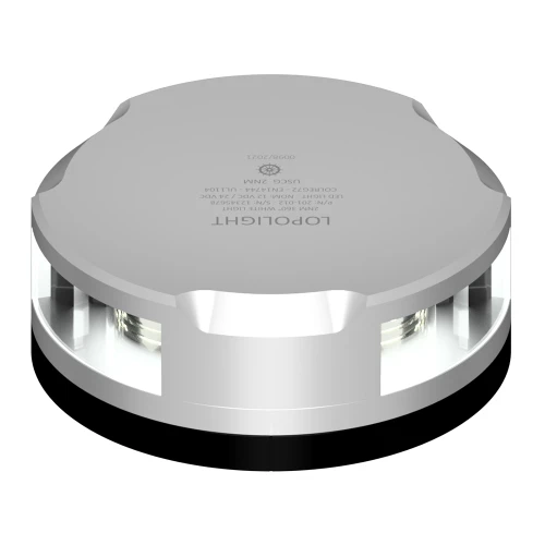 Lopolight Masthead\/360-Degree Light - 2NM - Silver Housing w\/FB Base [201-020-FB]