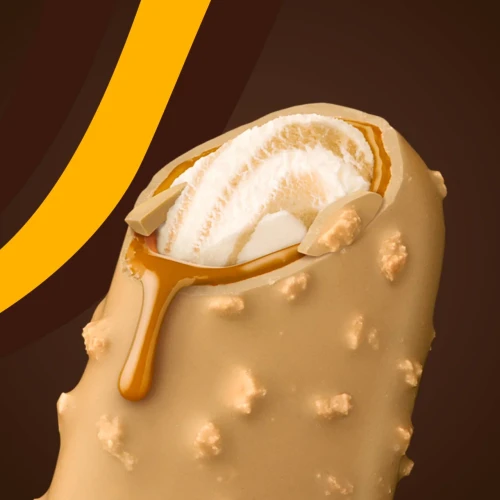 Gold Caramel Billionaire Ice Cream Sticks