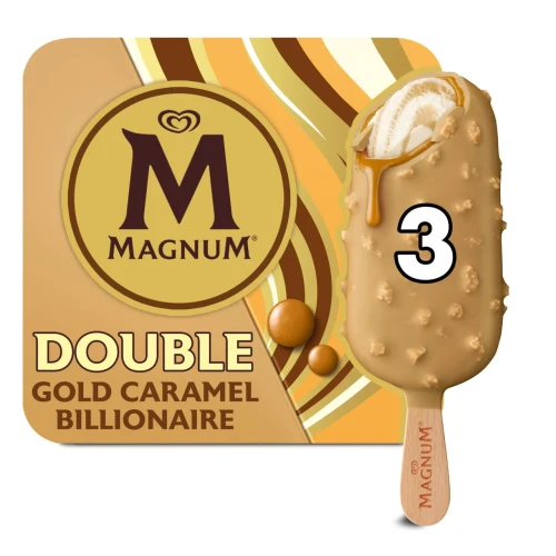 Gold Caramel Billionaire Ice Cream Sticks