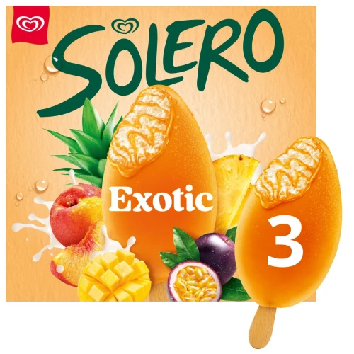 Solero Exotic Ice Cream Sticks Tropical Delight