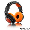 Zomo HD-1200 Professional DJ Headphones - Black/Orange