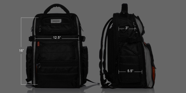 Mono FlyBy Backpack Jet Black