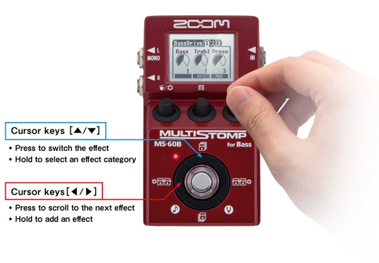 Zoom MS-60B - Multistomp Bass Pedal