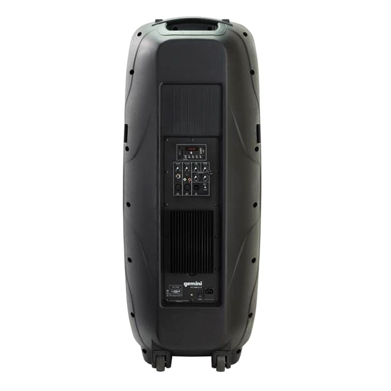 Gemini AS-215BLU-LT Active Dual 15” Woofer Speaker With LED Array