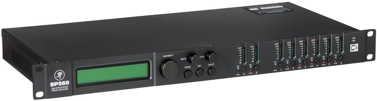 Mackie SP260 2x6 Loudspeaker System Processor - GearclubDirect