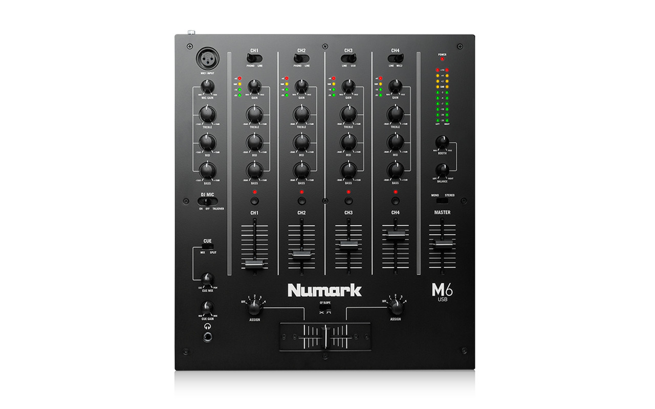 Numark M6 USB 4-Channel USB DJ Mixer