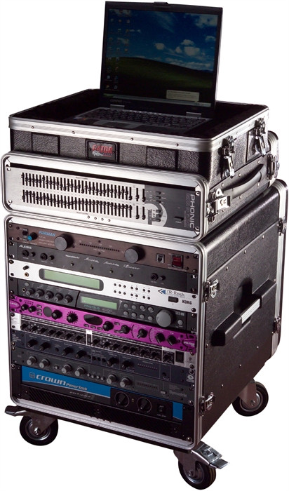 Gator Cases GRC-BASE-10 10U Rack Base w/ casters, for Console