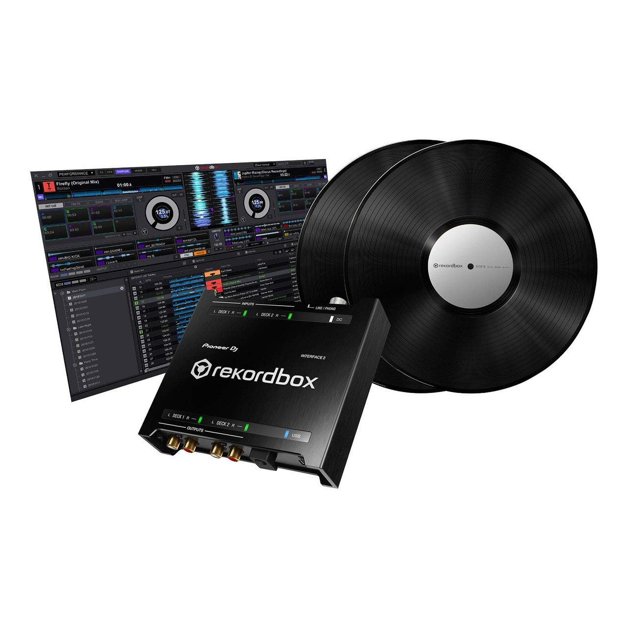 Pioneer DJ INTERFACE 2 Audio Interface with rekordbox dj and dvs 