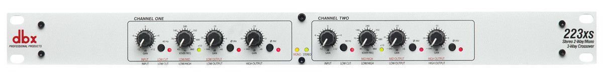 DBX 223xs チャンネルディバイダー DBX 223xs 223s with XLR Connectors