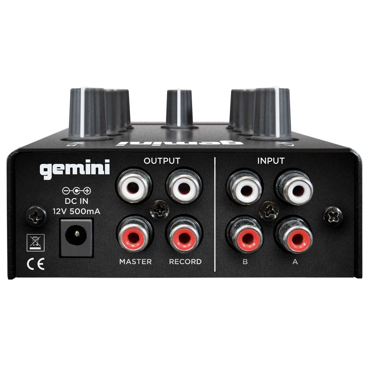 Gemini MM1 2 Channel Analog Mini DJ Mixer