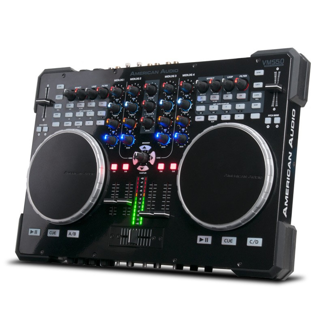 American DJ VMS5 6-Channel Stand Alone Mixer with full MIDI Capability