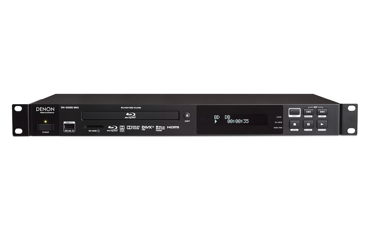 DENON DN-500BD MKII 動作確認済 美品 付属品あり Denon Professional DN-500BDMKII Blu-Ray, DVD & CD/SD/USB Player