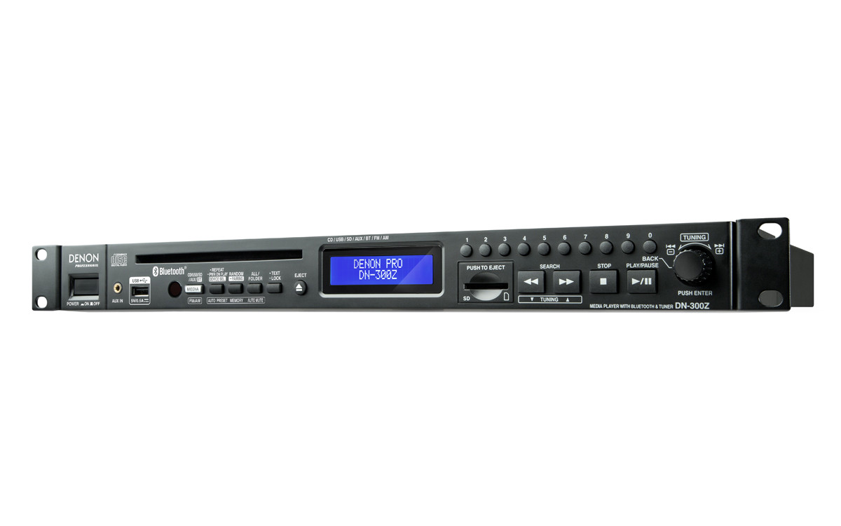 Denon Professional DN-300Z CD, SD, USB Player with BT and AM/FM