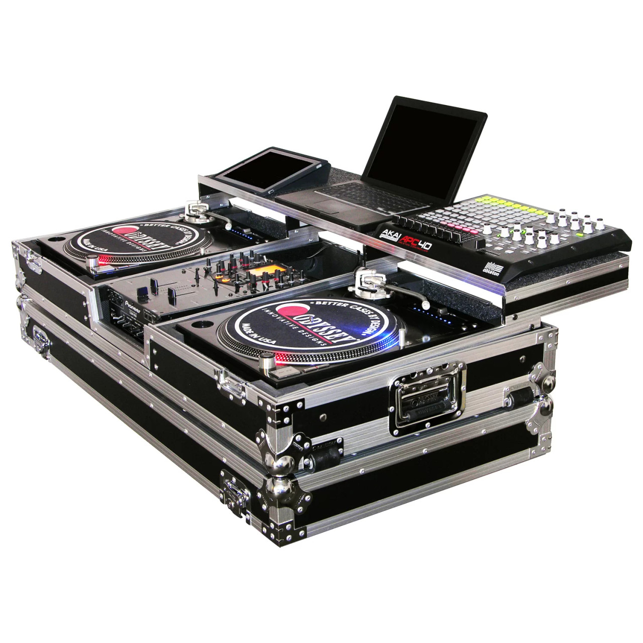 ODYSSEY FZGSPBM10W REMIXER™ GLIDE STYLE™ DJ COFFIN FOR 2
