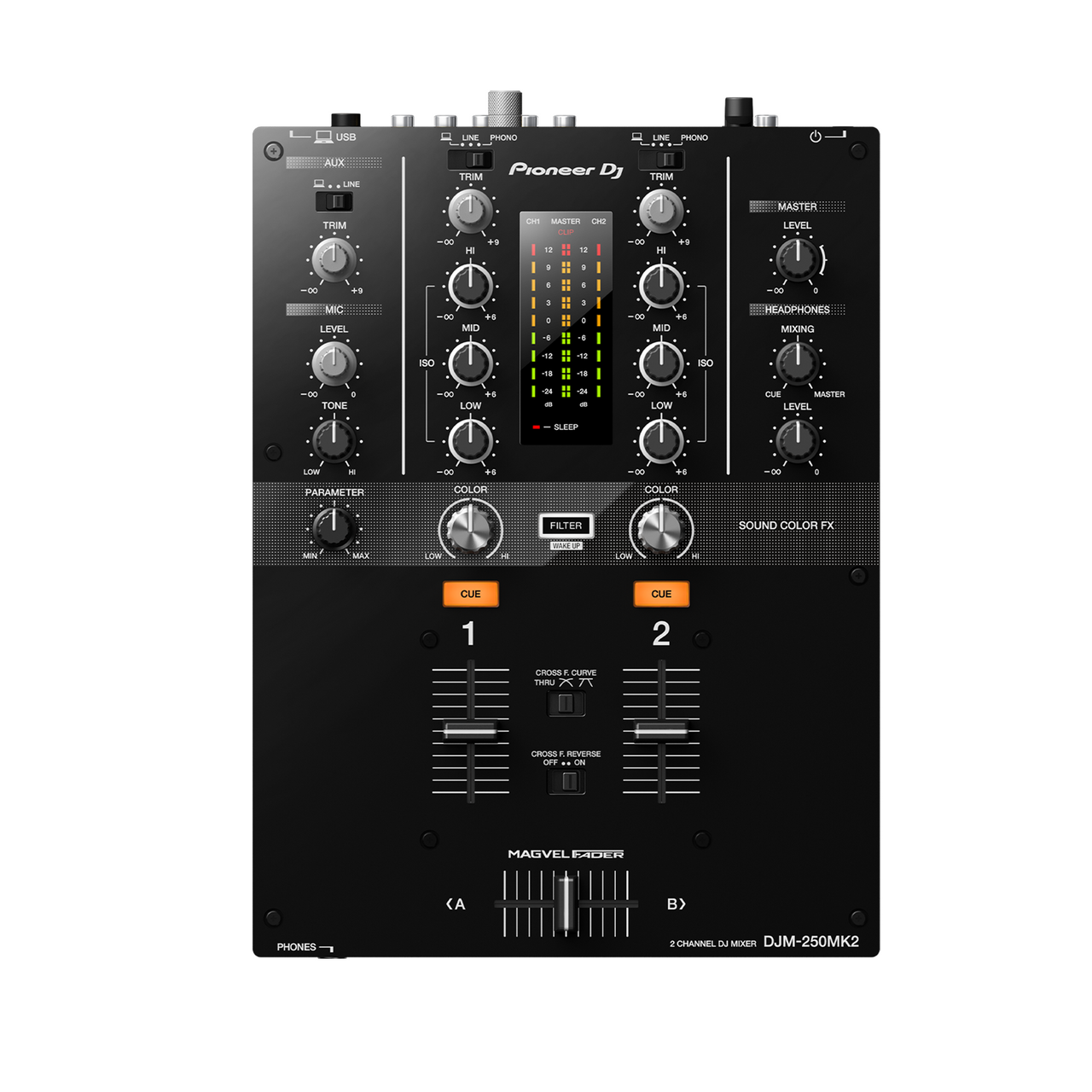 Pioneer DJ DJM-250MK2 ジャンク Pioneer DJM-250MK2 2-Channel DJ Mixer | Gear Club Direct