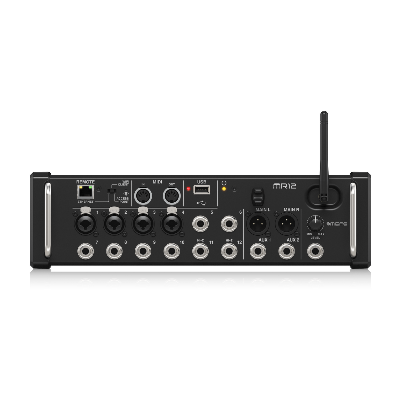 Midas MR12 12-Input Digital Mixer for iPad/Android Tablets with Wi