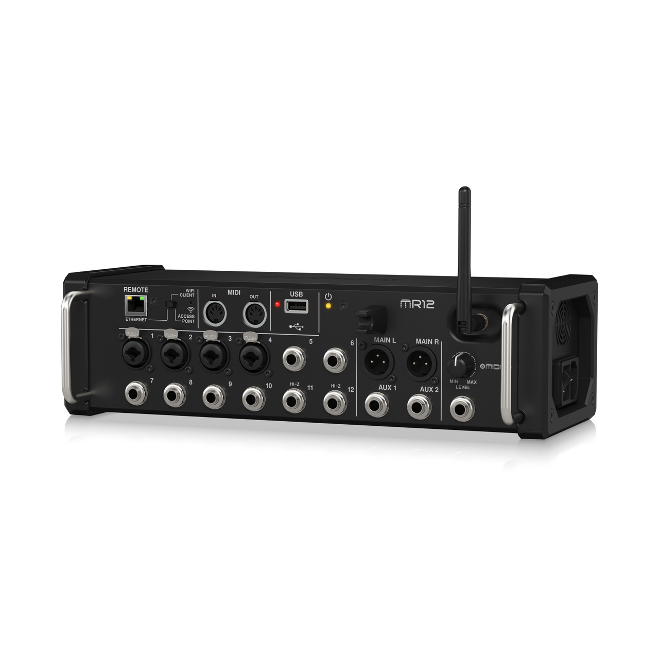 配信機器・PA機器・レコーディング機器 MSHR MIDIPLUS FIT Midas MR12 12-Input Digital Mixer for iPad/Android Tablets with Wi