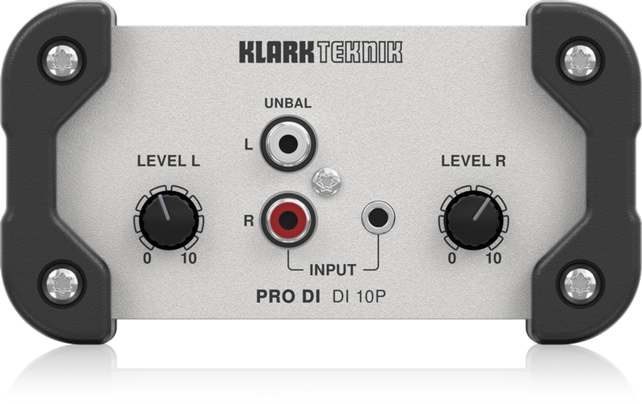 Klark Teknik DI 10P Passive DI Box with Stereo Input / Summed Mono