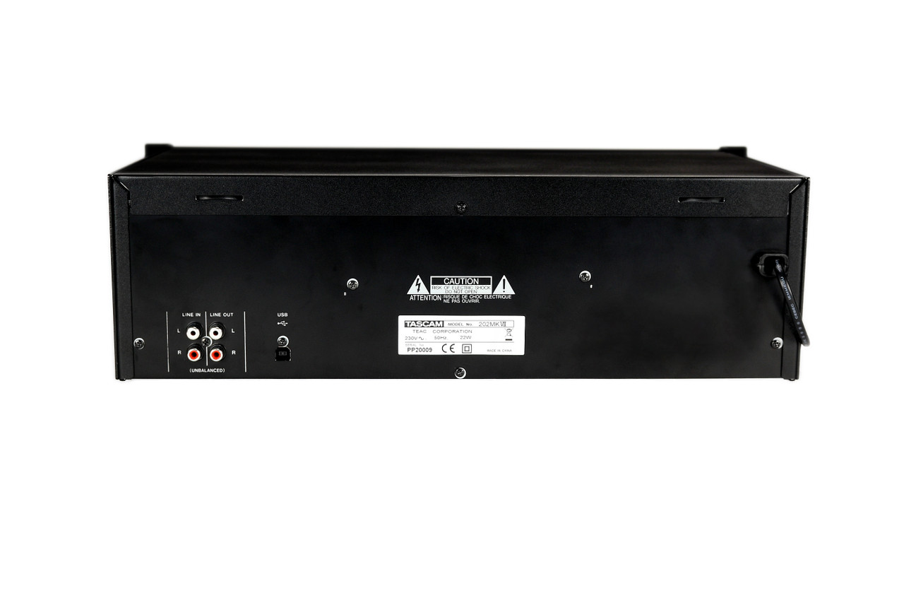 Tascam 202mkVII - DOUBLE CASSETTE DECK