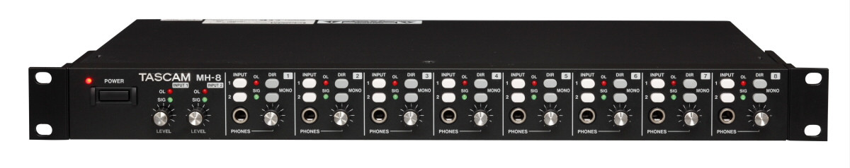 TASCAM MH-8 Headphone Amplifier - Thumbnail 5