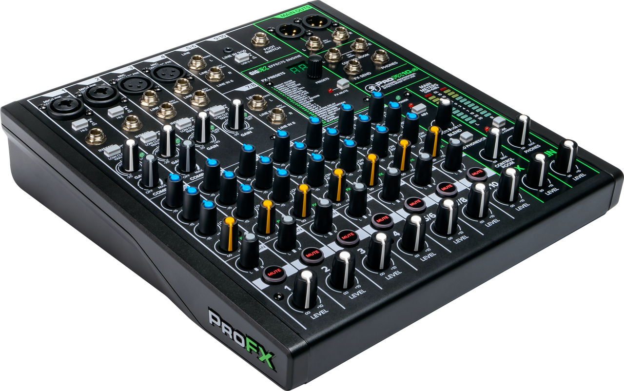 Mackie ProFX10v3 - 10 Channel Professional Effects Mixer with USB