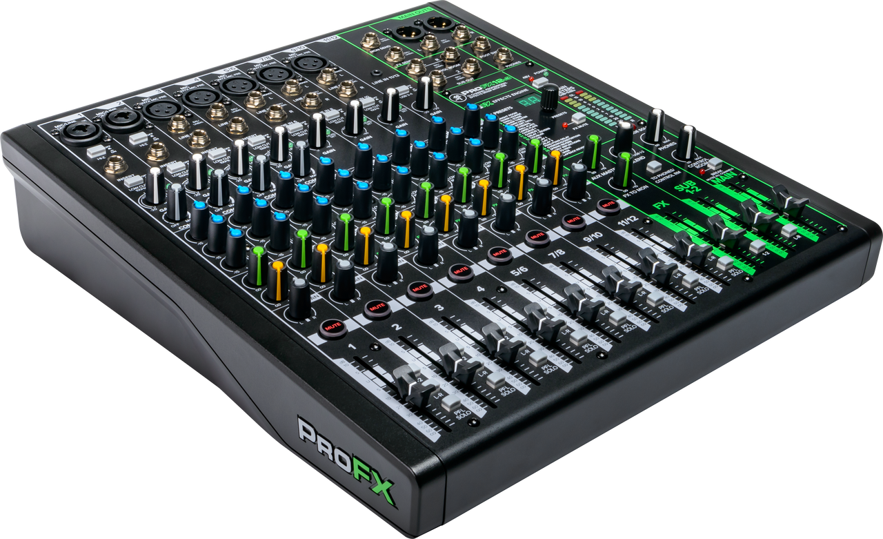 mackie PROFX12V3 アナログミキサー 12チャンネル Mackie ProFX12v3 - 12 Channel Professional Effects Mixer with USB