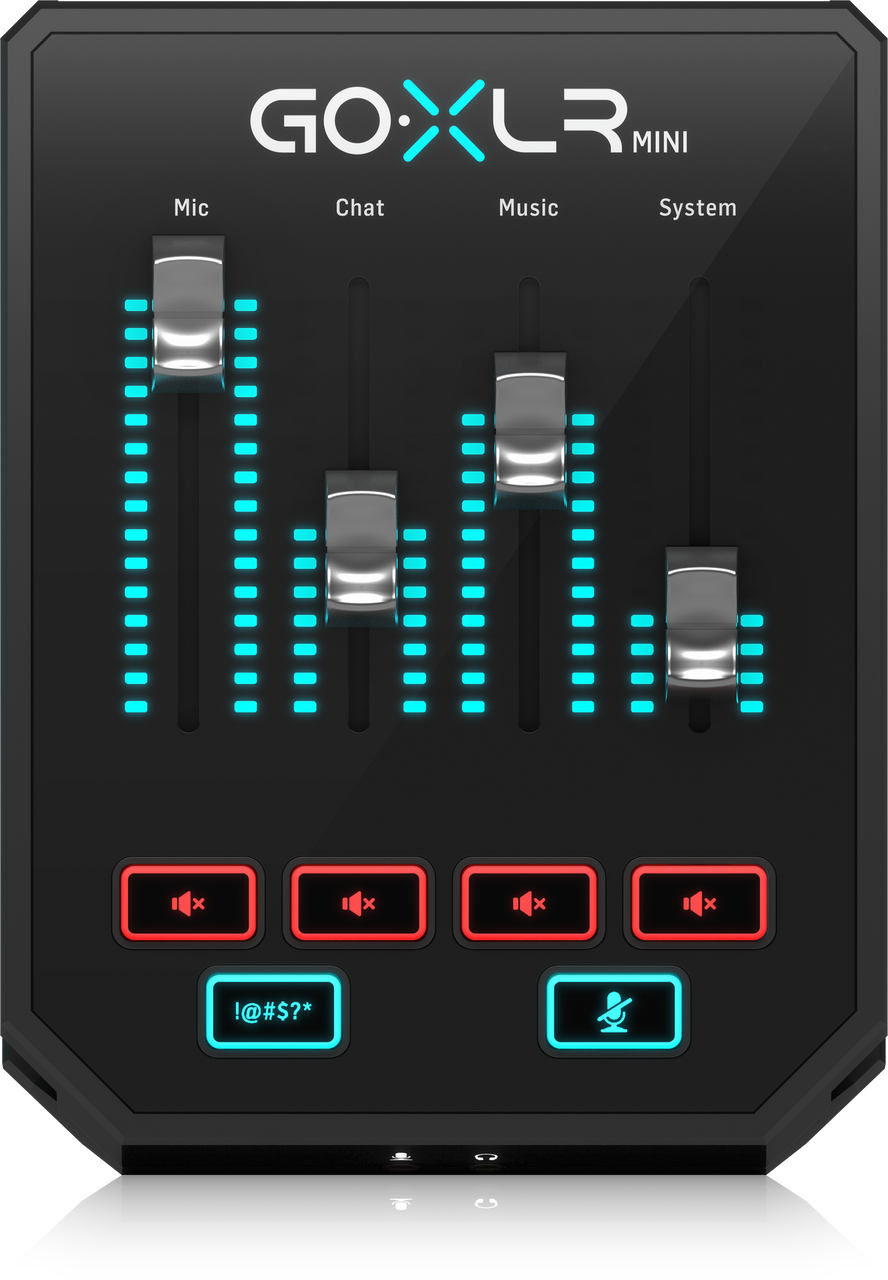 TC HELICON GO XLR MINI - Online Broadcast Mixer with USB/Audio