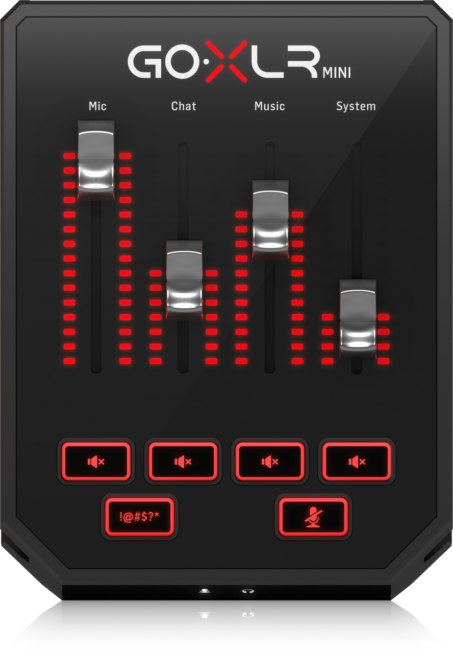 TC HELICON GO XLR MINI - Online Broadcast Mixer with USB/Audio Interface  and Midas Preamp