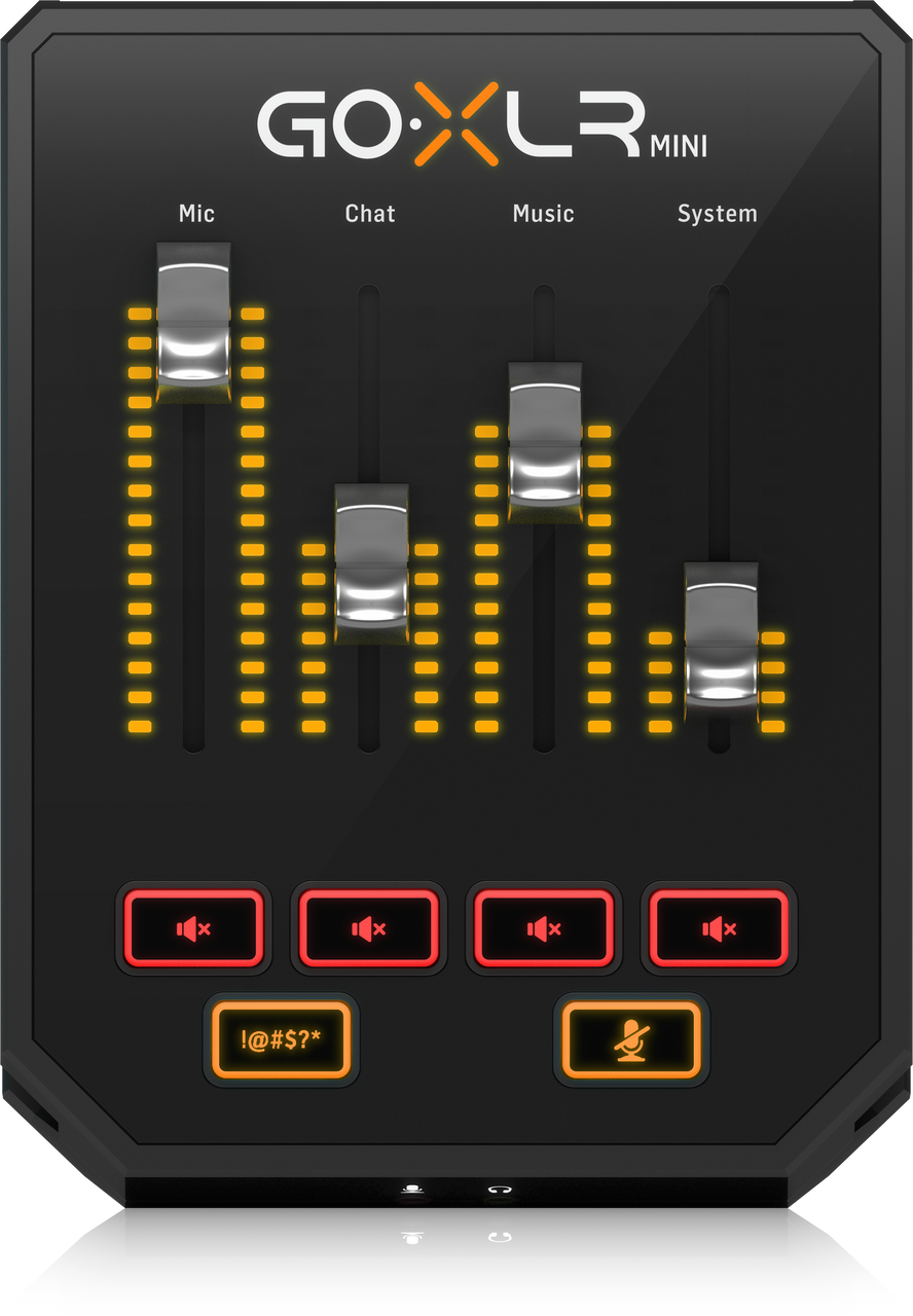 TC HELICON GO XLR MINI - Online Broadcast Mixer with USB/Audio Interface  and Midas Preamp