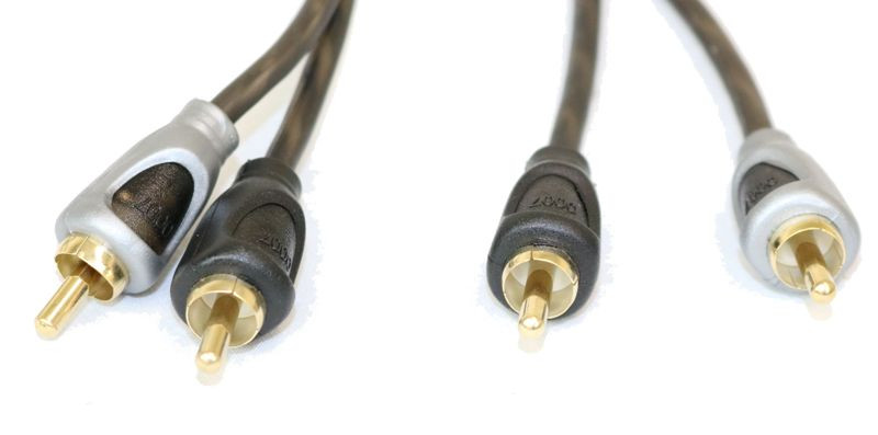 Single RCA To Four RCA Output Male To Male In A Pair&ndash